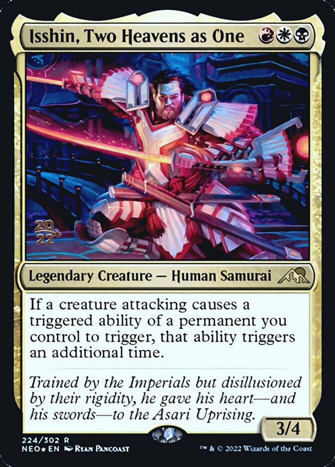 Isshin, Two Heavens as One [Kamigawa: Neon Dynasty Prerelease Promos] | The Clever Kobold