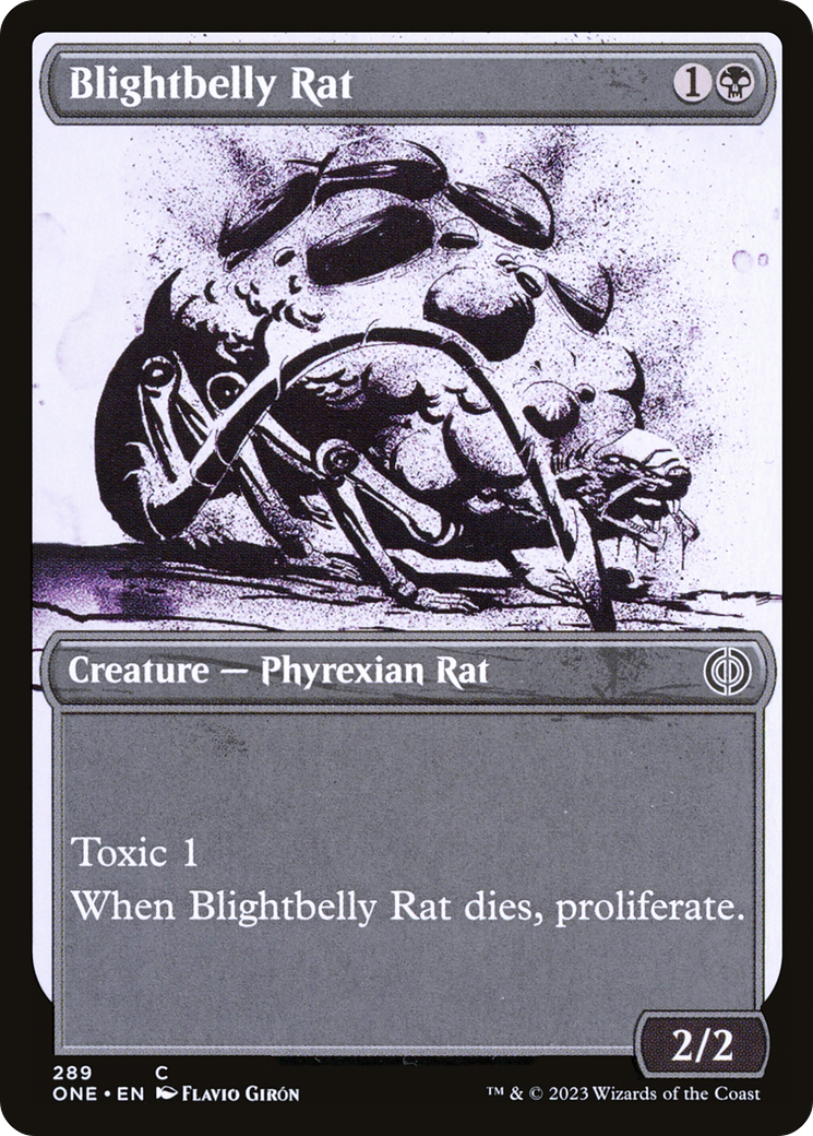 Blightbelly Rat (Showcase Ichor) [Phyrexia: All Will Be One] | The Clever Kobold