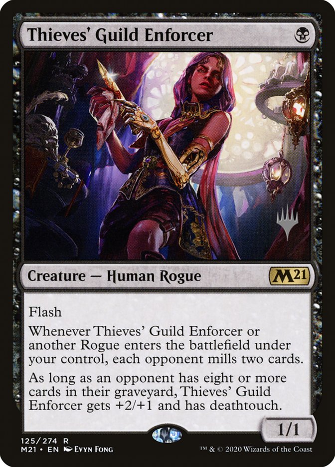 Thieves' Guild Enforcer (Promo Pack) [Core Set 2021 Promos] | The Clever Kobold