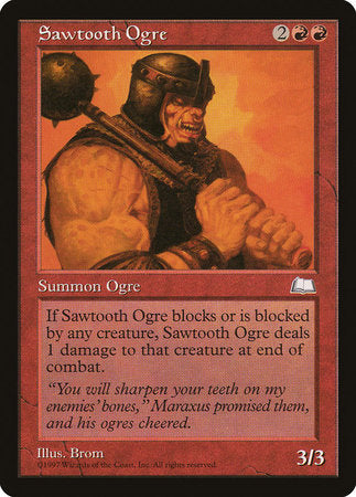 Sawtooth Ogre [Weatherlight] | The Clever Kobold