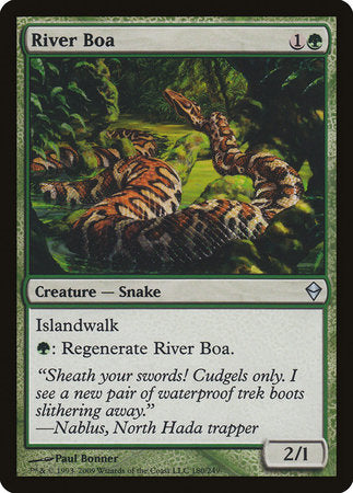 River Boa [Zendikar] | The Clever Kobold