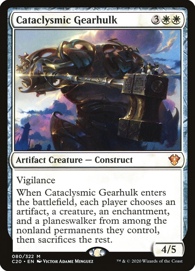 Cataclysmic Gearhulk [Commander 2020] | The Clever Kobold
