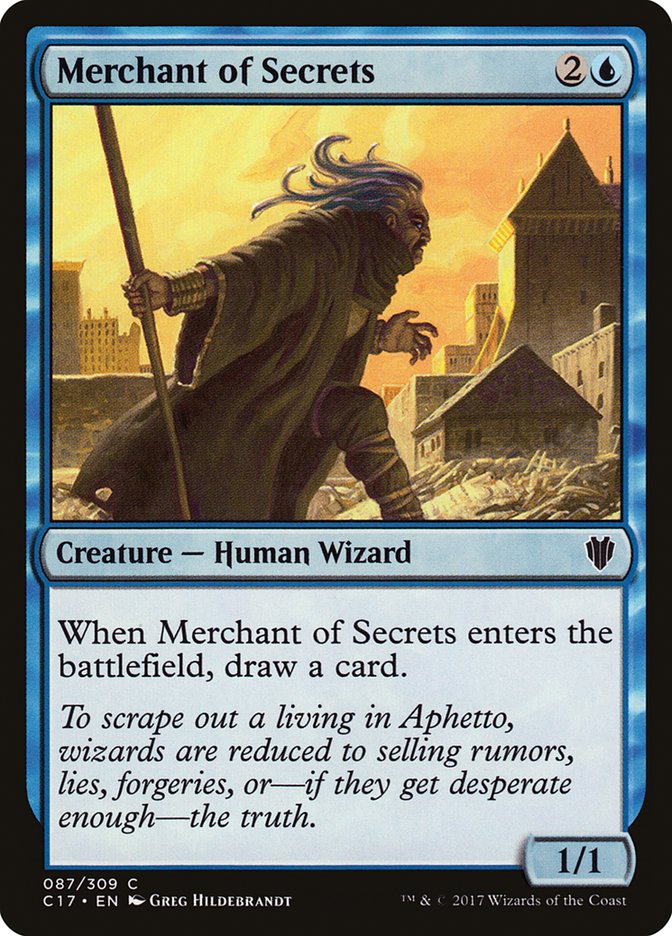 Merchant of Secrets [Commander 2017] | The Clever Kobold