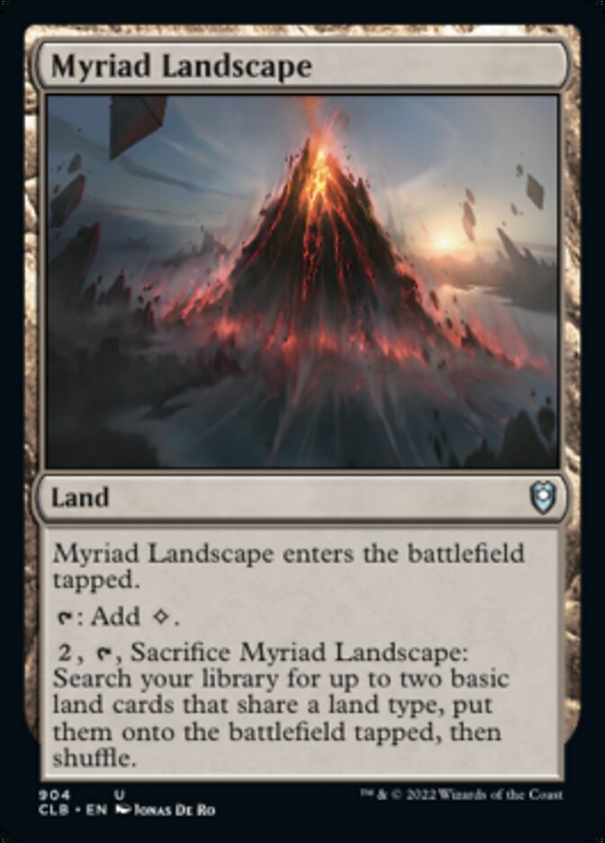 Myriad Landscape [Commander Legends: Battle for Baldur's Gate] | The Clever Kobold