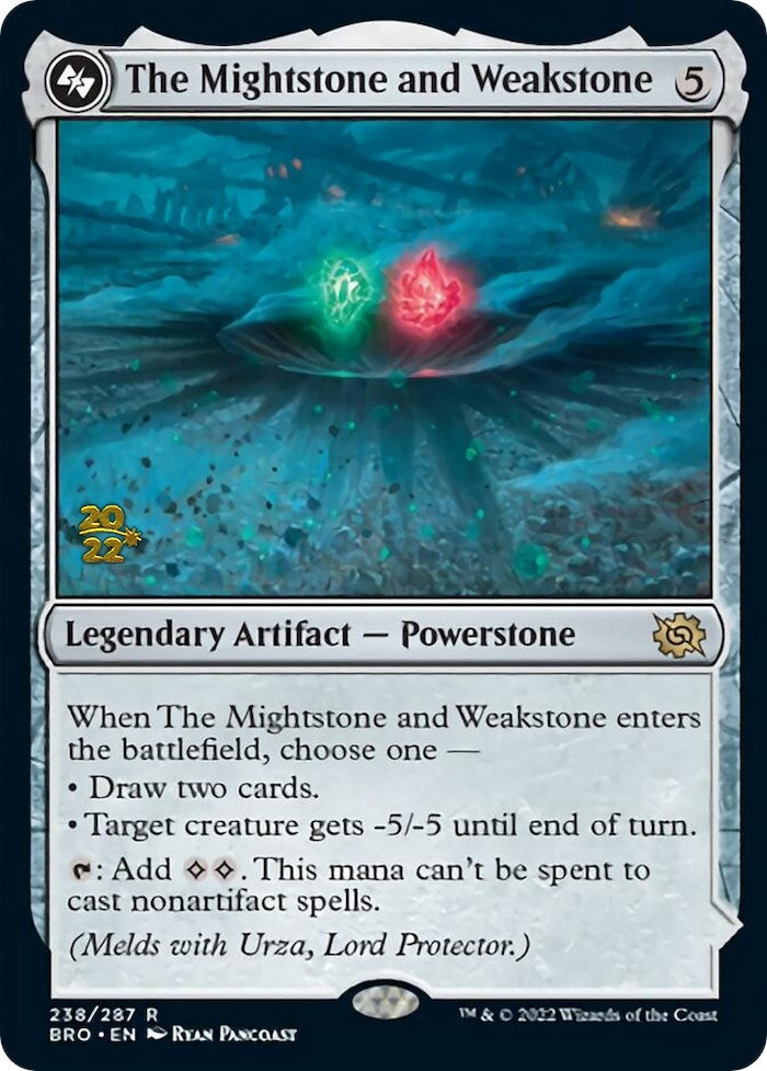 The Mightstone and Weakstone [The Brothers' War: Prerelease Promos] | The Clever Kobold