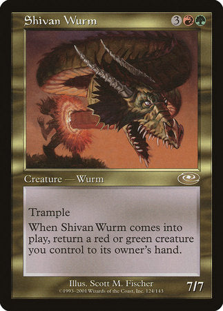 Shivan Wurm [Planeshift] | The Clever Kobold