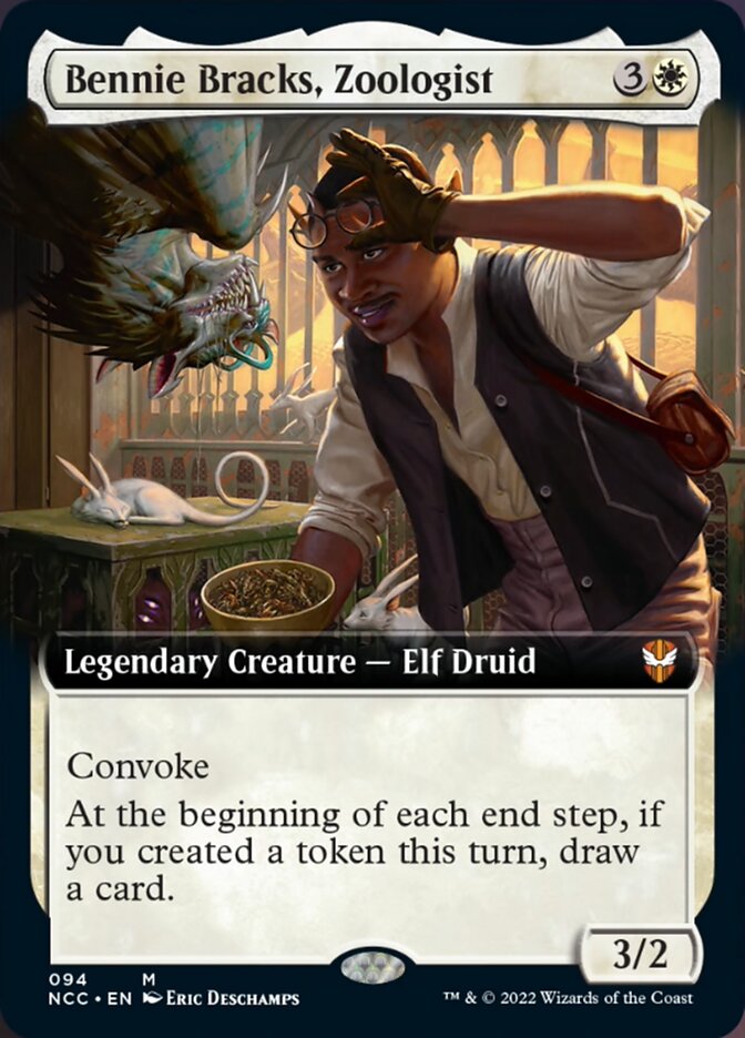 Bennie Bracks, Zoologist (Extended Art) [Streets of New Capenna Commander] | The Clever Kobold