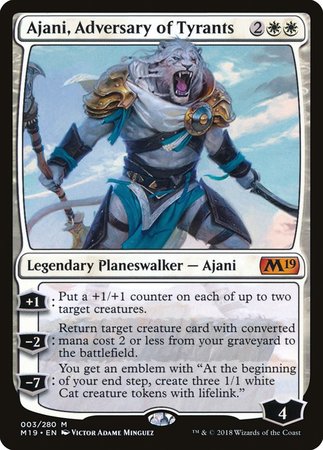 Ajani, Adversary of Tyrants [Core Set 2019] | The Clever Kobold