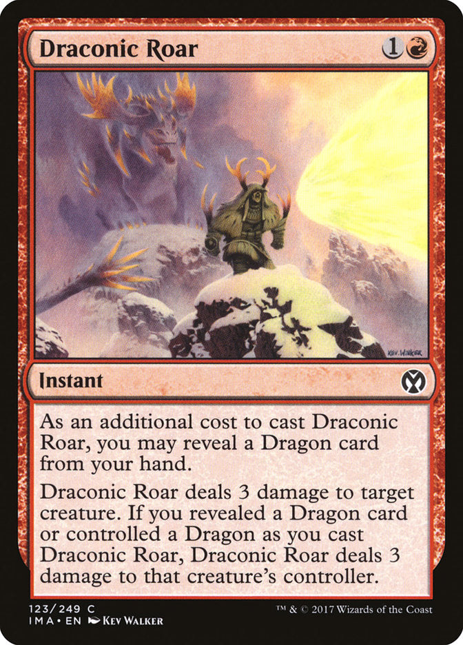 Draconic Roar [Iconic Masters] | The Clever Kobold