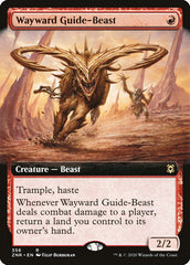 Wayward Guide-Beast (Extended Art) [Zendikar Rising] | The Clever Kobold