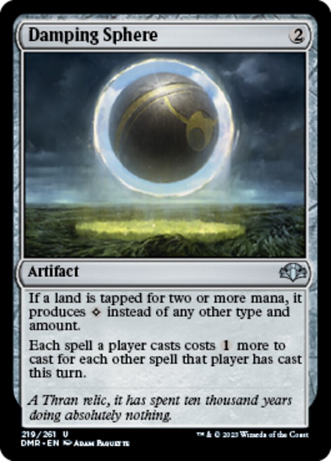 Damping Sphere [Dominaria Remastered] | The Clever Kobold