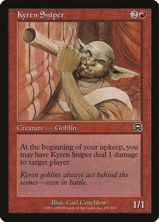 Kyren Sniper [Mercadian Masques] | The Clever Kobold