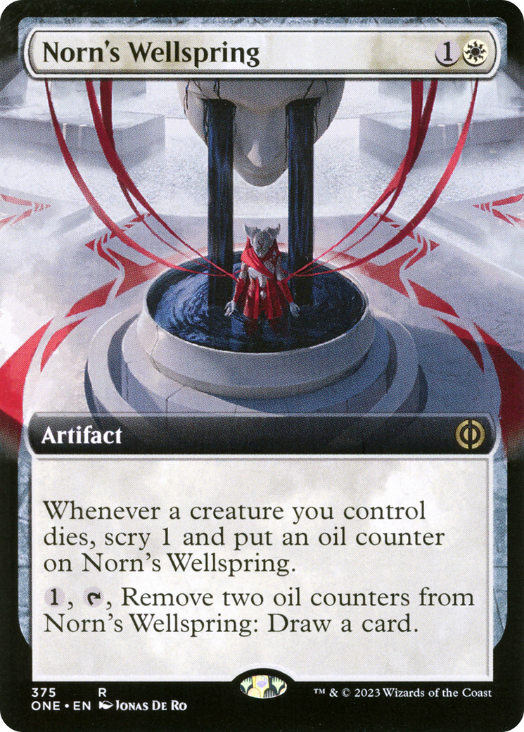 Norn's Wellspring (Extended Art) [Phyrexia: All Will Be One] | The Clever Kobold