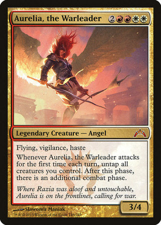 Aurelia, the Warleader [Gatecrash] | The Clever Kobold