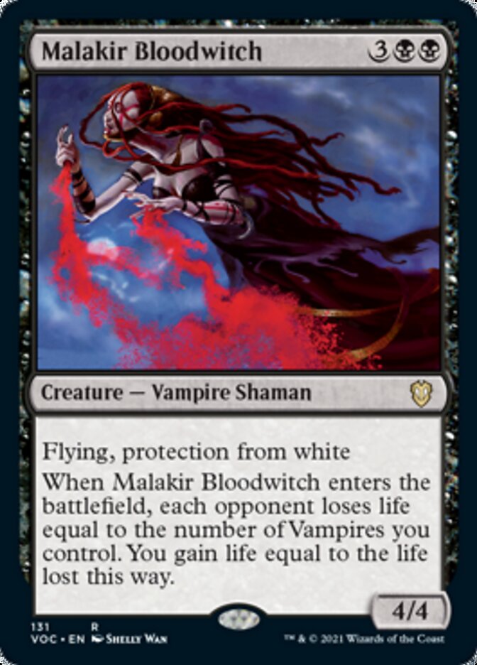 Malakir Bloodwitch [Innistrad: Crimson Vow Commander] | The Clever Kobold