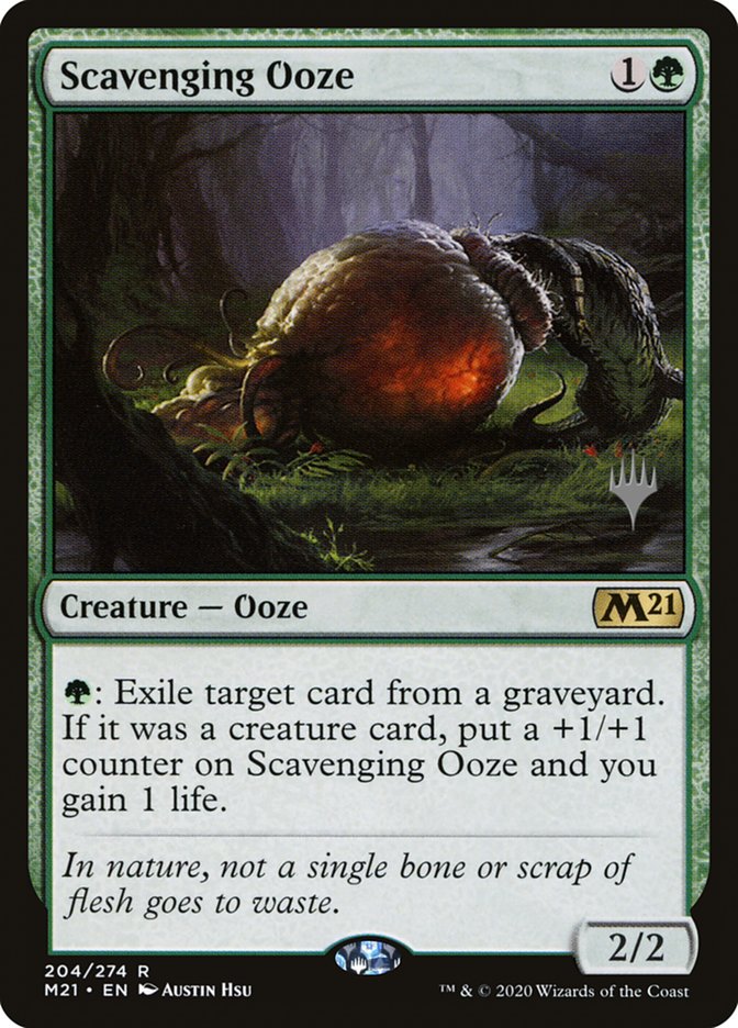 Scavenging Ooze (Promo Pack) [Core Set 2021 Promos] | The Clever Kobold