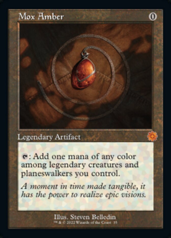 Mox Amber (Retro) [The Brothers' War Retro Artifacts] | The Clever Kobold