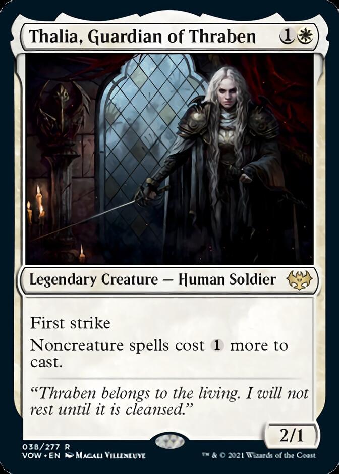 Thalia, Guardian of Thraben [Innistrad: Crimson Vow] | The Clever Kobold