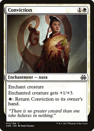 Conviction [Aether Revolt] | The Clever Kobold