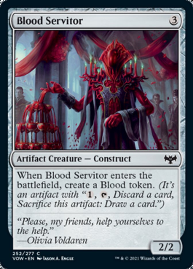 Blood Servitor [Innistrad: Crimson Vow] | The Clever Kobold