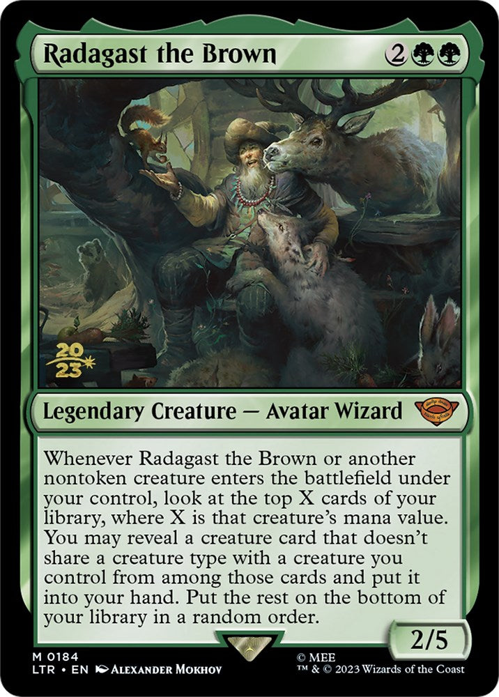 Radagast the Brown [The Lord of the Rings: Tales of Middle-Earth Prerelease Promos] | The Clever Kobold