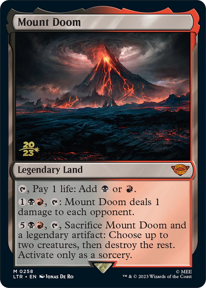 Mount Doom [The Lord of the Rings: Tales of Middle-Earth Prerelease Promos] | The Clever Kobold