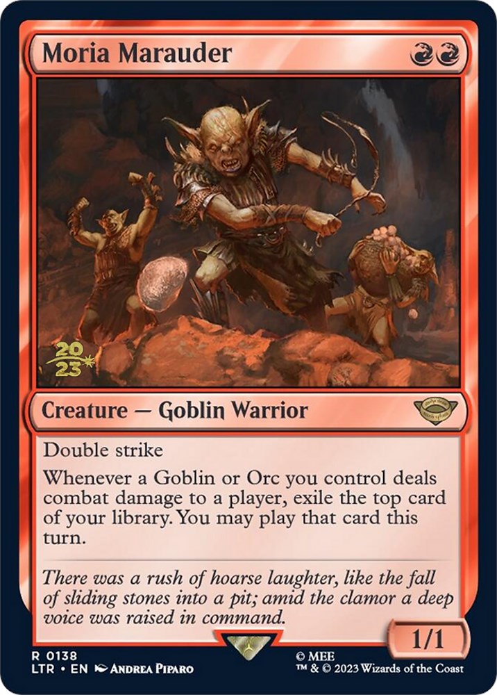 Moria Marauder [The Lord of the Rings: Tales of Middle-Earth Prerelease Promos] | The Clever Kobold
