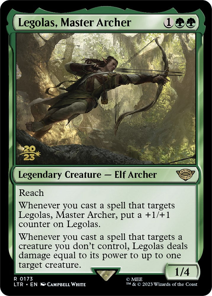 Legolas, Master Archer [The Lord of the Rings: Tales of Middle-Earth Prerelease Promos] | The Clever Kobold