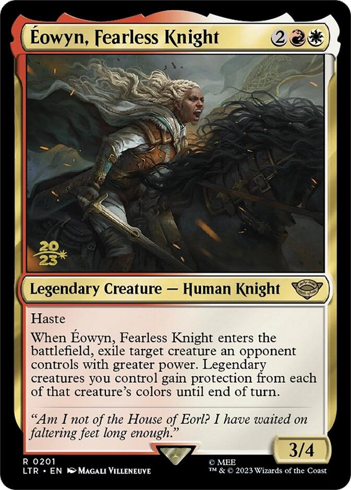 Eowyn, Fearless Knight [The Lord of the Rings: Tales of Middle-Earth Prerelease Promos] | The Clever Kobold