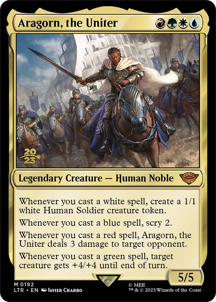 Aragorn, the Uniter [The Lord of the Rings: Tales of Middle-Earth Prerelease Promos] | The Clever Kobold