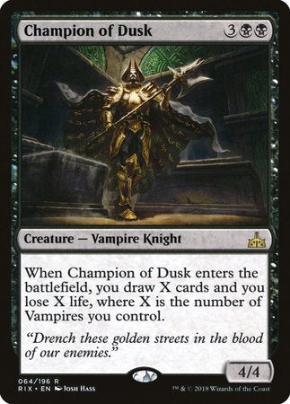 Champion of Dusk [Rivals of Ixalan] | The Clever Kobold