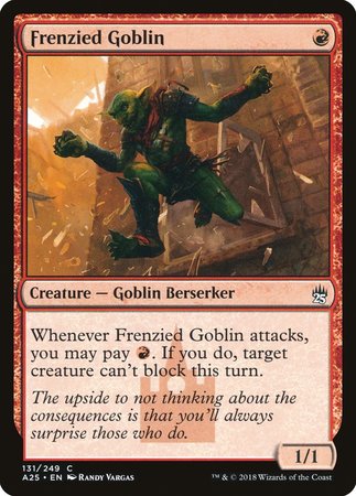 Frenzied Goblin [Masters 25] | The Clever Kobold