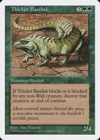 Thicket Basilisk [Fifth Edition] | The Clever Kobold