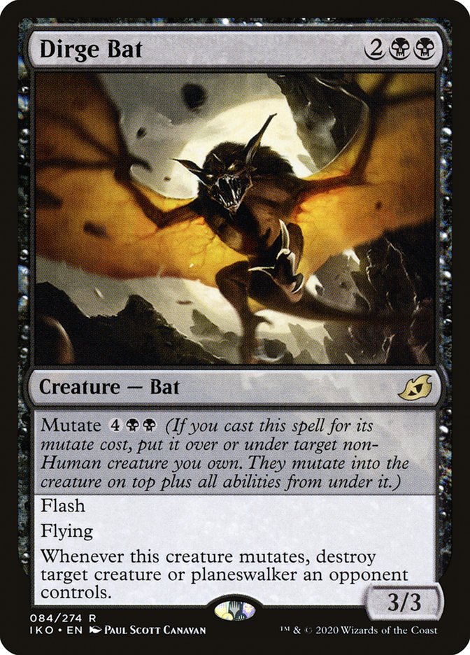 Dirge Bat [Ikoria: Lair of Behemoths] | The Clever Kobold