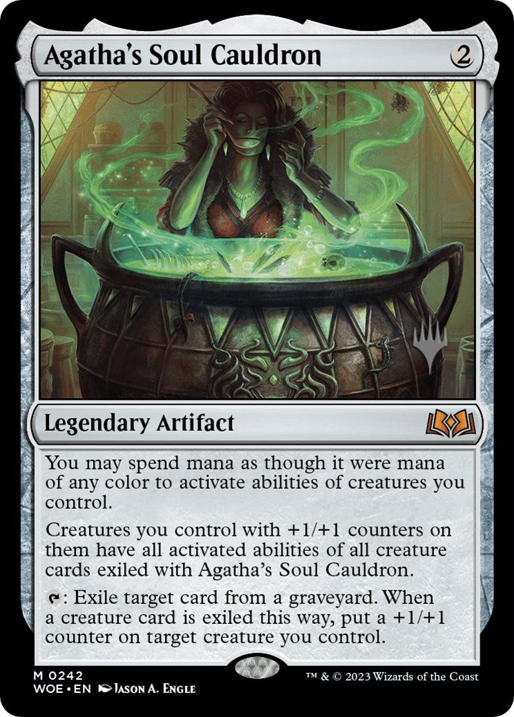 Agatha's Soul Cauldron (Promo Pack) [Wilds of Eldraine Promos] | The Clever Kobold