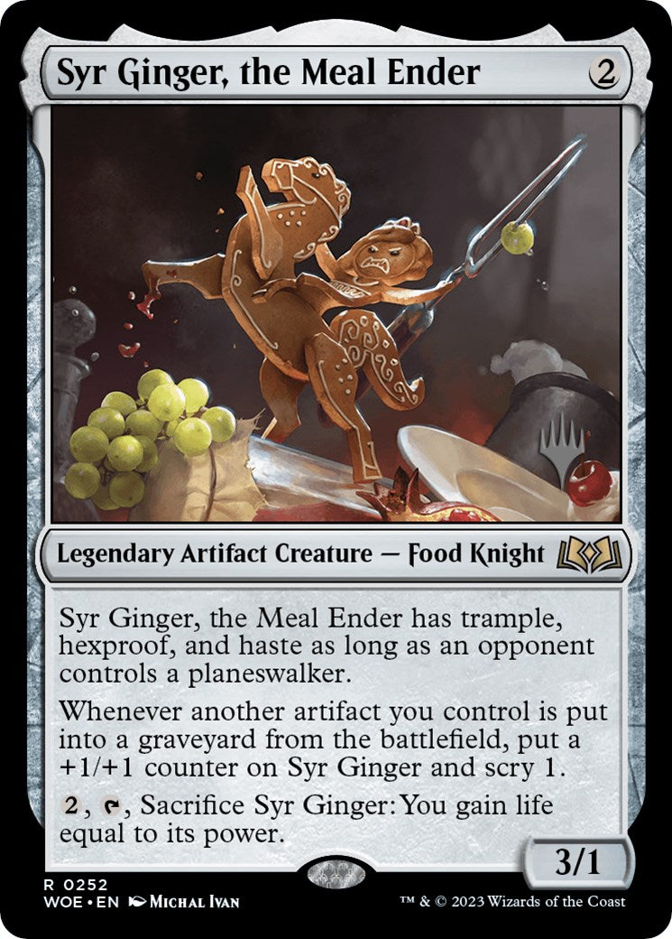 Syr Ginger, the Meal Ender (Promo Pack) [Wilds of Eldraine Promos] | The Clever Kobold