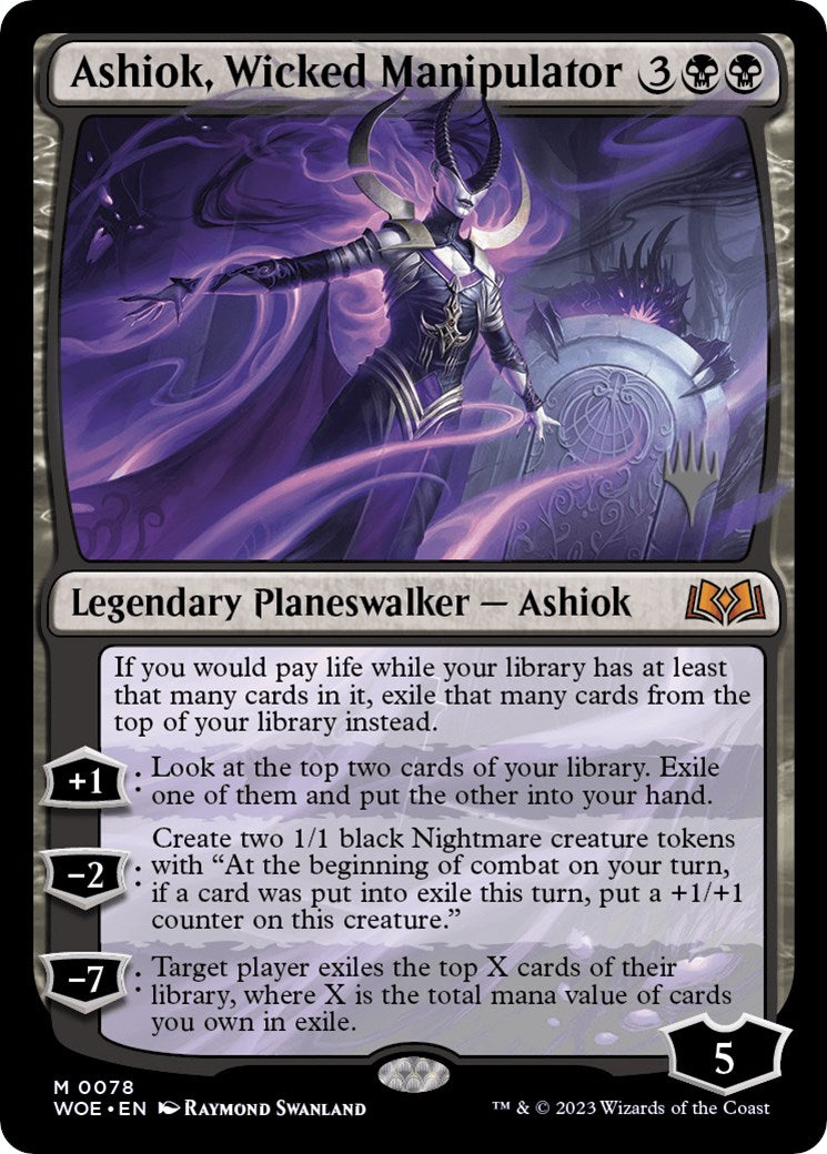 Ashiok, Wicked Manipulator (Promo Pack) [Wilds of Eldraine Promos] | The Clever Kobold