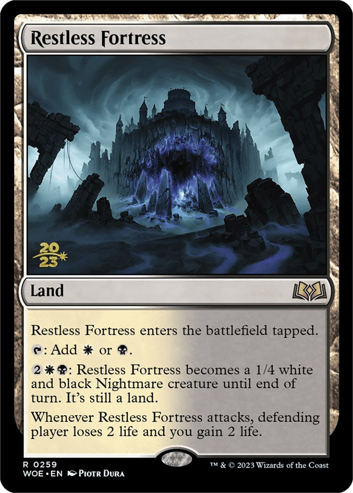 Restless Fortress [Wilds of Eldraine Prerelease Promos] | The Clever Kobold