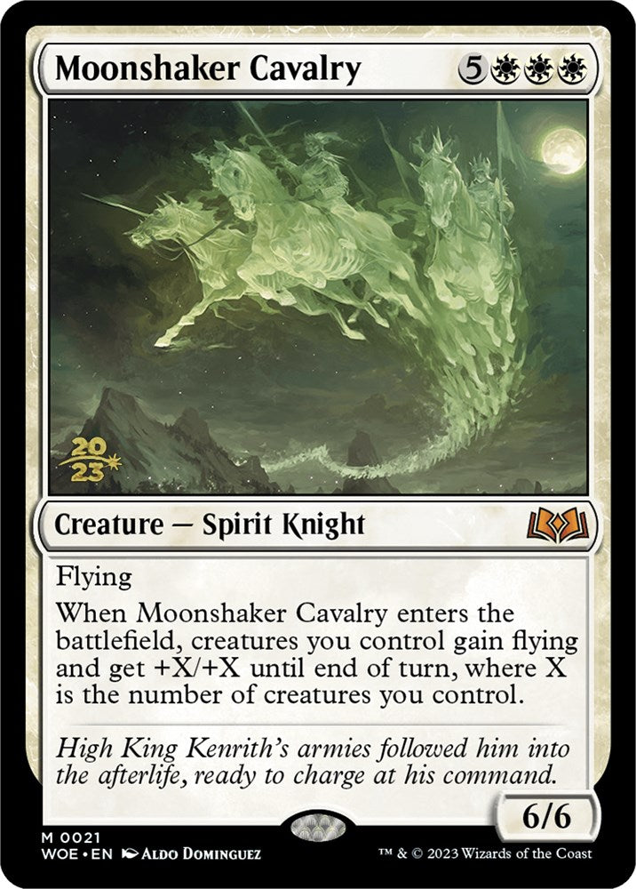 Moonshaker Cavalry [Wilds of Eldraine Prerelease Promos] | The Clever Kobold