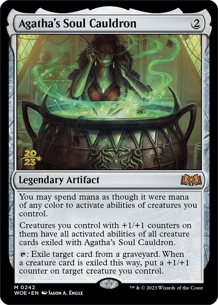 Agatha's Soul Cauldron [Wilds of Eldraine Prerelease Promos] | The Clever Kobold