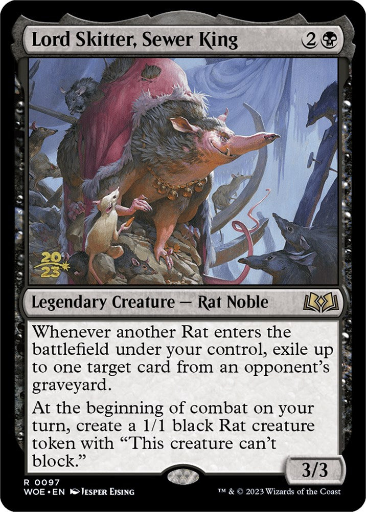 Lord Skitter, Sewer King [Wilds of Eldraine Prerelease Promos] | The Clever Kobold