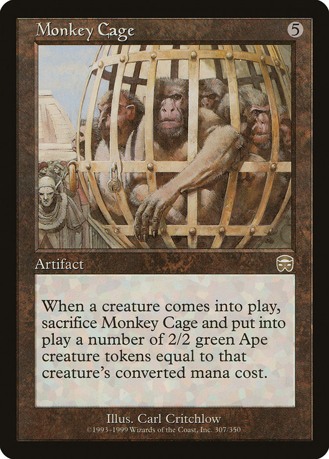 Monkey Cage [Mercadian Masques] | The Clever Kobold
