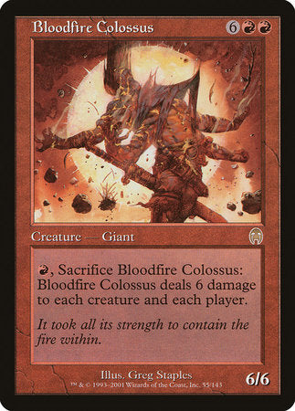 Bloodfire Colossus [Apocalypse] | The Clever Kobold