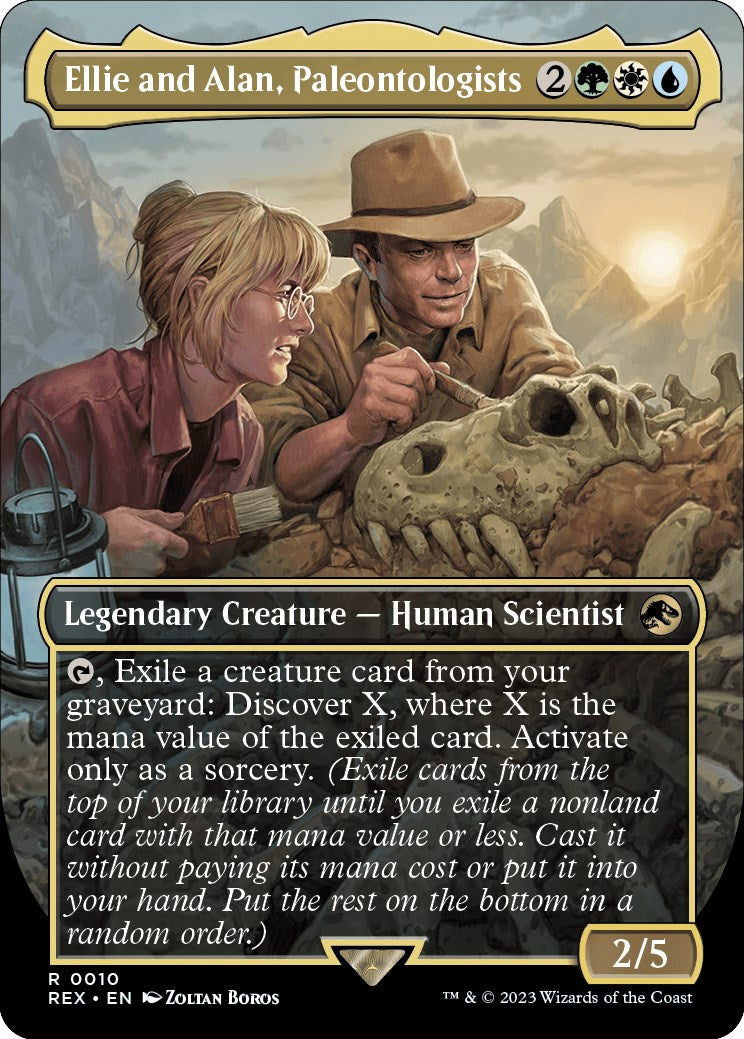 Ellie and Alan, Paleontologists (Borderless) [Jurassic World Collection] | The Clever Kobold