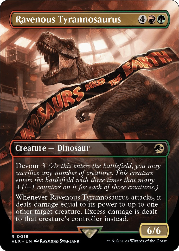 Ravenous Tyrannosaurus (Borderless) [Jurassic World Collection] | The Clever Kobold