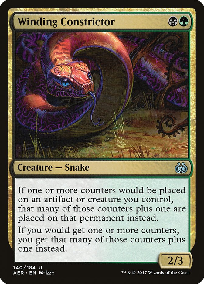 Winding Constrictor [Aether Revolt] | The Clever Kobold
