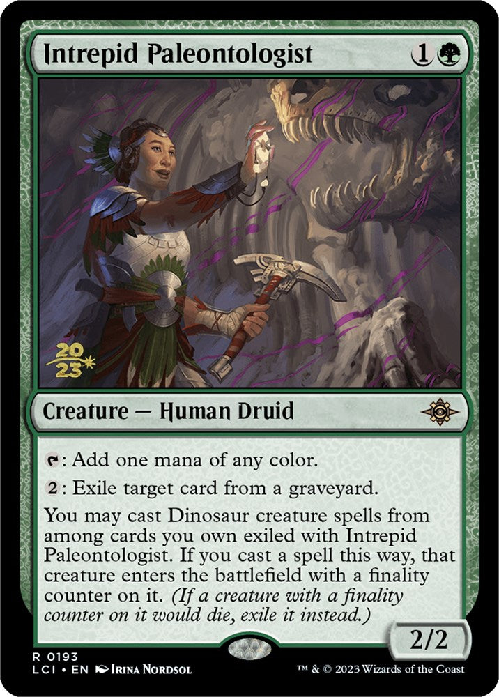 Intrepid Paleontologist [The Lost Caverns of Ixalan Prerelease Cards] | The Clever Kobold