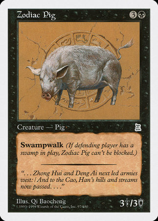 Zodiac Pig [Portal Three Kingdoms] | The Clever Kobold