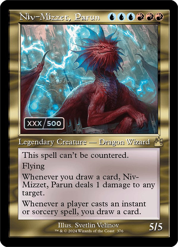 Niv-Mizzet, Parun (Retro) (Serialized) [Ravnica Remastered] | The Clever Kobold