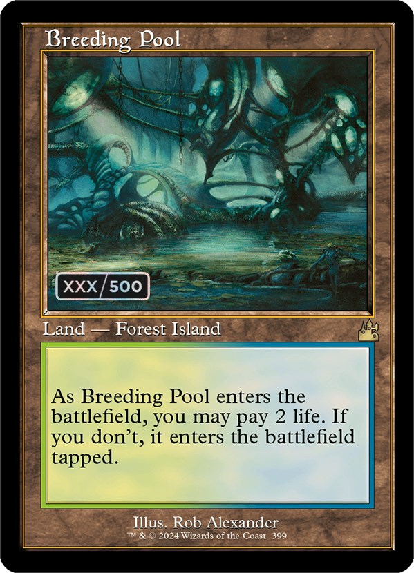 Breeding Pool (Retro) (Serialized) [Ravnica Remastered] | The Clever Kobold